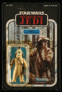 6a427 RETURN OF THE JEDI Kenner action figure '83 Logray the Ewok from 65 figure set!