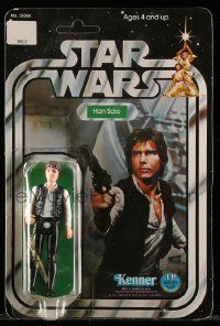 6a390 STAR WARS Kenner action figure '77 Han Solo from 20 figure set in the original package!