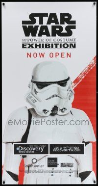 6a043 STAR WARS & THE POWER OF COSTUME miscellaneous 26x50 '15 NYC, art of Stormtrooper!