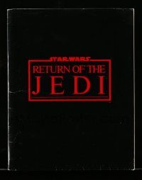 6a092 RETURN OF THE JEDI presskit w/ 16 stills '83 George Lucas classic, Mark Hamill, Ford!