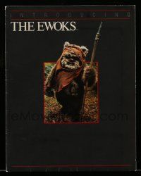 6a093 RETURN OF THE JEDI presskit w/ 3 stills '83 George Lucas classic, devoted to the Ewoks!