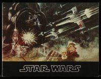 6a159 STAR WARS souvenir program book 1977 George Lucas classic, Jung art!