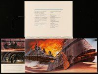 6a174 RETURN OF THE JEDI world premiere promo brochure '83 advertised as Revenge of the Jedi!
