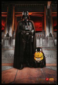 6a332 REVENGE OF THE SITH 24x36 special '05 Star Wars Episode III, Darth Vader with M&M guy!