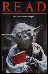 6a360 YODA 22x34 special '83 The American Library Association says Read: The Force is with you!