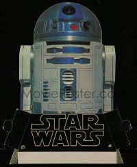 6a026 STAR WARS standee '77 R2-D2 counter display, it held records featuring the Main Title music!