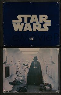 6a106 STAR WARS 8 color 11x14 stills '77 George Lucas classic sci-fi, cool images without slugs!