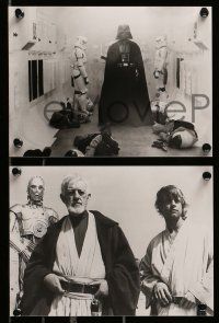 6a082 STAR WARS 55 Swiss 7x9.5 stills '77 George Lucas classic sci-fi, many best different images!