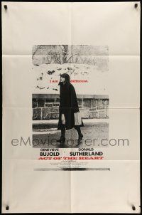 6b049 ACT OF THE HEART 1sh '71 Genevieve Bujold, Donald Sutherland, I am different!