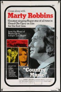 6b205 COUNTRY MUSIC 1sh '72 Marty Robbins Jr. & others sing at the Grand Ole Opry in Nashville!