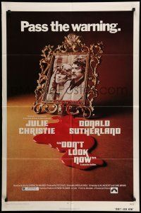 6b260 DON'T LOOK NOW 1sh '74 Julie Christie, Donald Sutherland, directed by Nicolas Roeg!