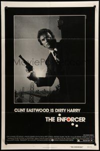 6b282 ENFORCER 1sh '76 photo of Clint Eastwood as Dirty Harry by Bill Gold!