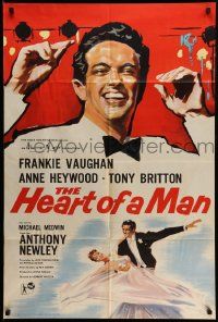 6b014 HEART OF A MAN English 1sh '59 great artwork of Frankie Vaughan & Anne Heywood!