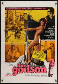 6b347 GODSON 1sh '72 a generation of passion & lust explodes with raw violence!