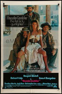 6b362 HANNIE CAULDER 1sh '72 sexiest cowgirl Raquel Welch, Jack Elam, Culp, Ernest Borgnine