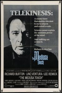 6b502 MEDUSA TOUCH 1sh '78 Richard Burton is the man with telekinesis, great close portrait!