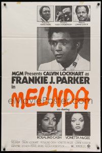 6b503 MELINDA 1sh '72 art of sexy Vonetta McGee, YOUR kind of black film!