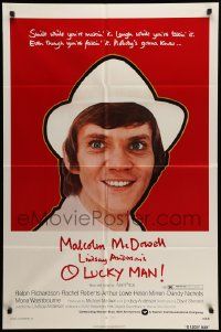 6b563 O LUCKY MAN 1sh '73 great images of Malcolm McDowell, directed by Lindsay Anderson!