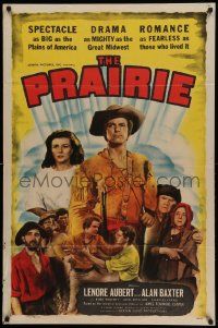 6b615 PRAIRIE 1sh '47 James Fenimore Cooper western, mighty as the great midwest!