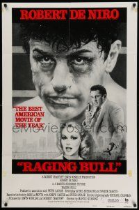 6b627 RAGING BULL style B int'l 1sh '80 Martin Scorsese, Kunio Hagio art of boxer Robert De Niro!