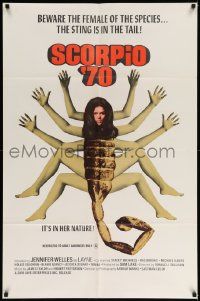6b688 SCORPIO '70 1sh '70 Henri Pachard, Jennifer Welles, wild female scorpion image!