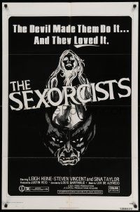 6b704 SEXORCISTS 1sh '74 the devil made them do it, and they loved it!