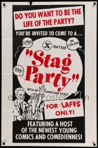 6b742 STAG PARTY 1sh '70s become the life of the party, for laffs only!