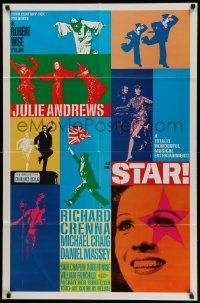 6b746 STAR int'l 1sh '68 Julie Andrews, Robert Wise, Richard Crenna, Daniel Massey, cool artwork!