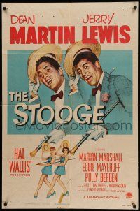 6b756 STOOGE 1sh '52 artwork of singing vaudeville team Dean Martin & Jerry Lewis!