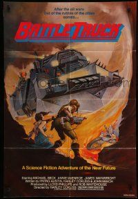 6b932 WARLORDS OF THE 21ST CENTURY 1sh '82 Michael Beck is a new kind of hero after World War III!