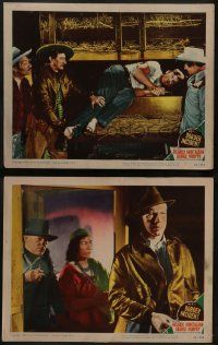 6c893 BORDER INCIDENT 2 LCs '49 film noir w/ George Murphy in shame of two nations!