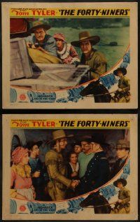 6c919 FORTY-NINERS 2 LCs '32 great western images of Tom Tyler, gorgeous Betty Mack!