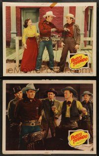 6c921 FRISCO TORNADO 2 LCs '50 great western cowboy images of cowboy Allan Rocky Lane!
