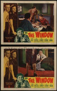 6c998 WINDOW 2 LCs '49 Bobby Driscoll tries to tell the police what he saw, but nobody believes!