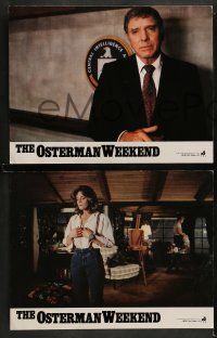 6c012 OSTERMAN WEEKEND 10 int'l LCs '83 directed by Sam Peckinpah, Burt Lancaster, Hurt, Hopper!
