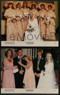 6c521 WEDDING 8 color 11x14 stills '78 Robert Altman, Mia Farrow, Gerladine Chaplin, Carol Burnett