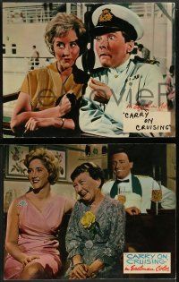 6c099 CARRY ON CRUISING 8 English LCs '62 Gerald Thomas English cruise ship comedy, Sidney James!