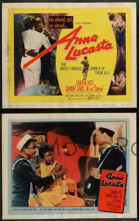 6c043 ANNA LUCASTA 8 LCs '59 great images of Eartha Kitt, Sammy Davis Jr.!