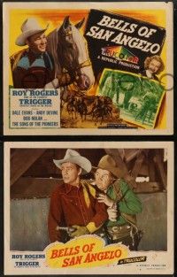 6c065 BELLS OF SAN ANGELO 8 LCs '47 great images of Roy Rogers & Dale Evans in Texas, Andy Devine!