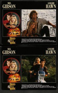 6c072 BIRD ON A WIRE 8 LCs '90 Mel Gibson & Goldie Hawn, directed by John Badham!