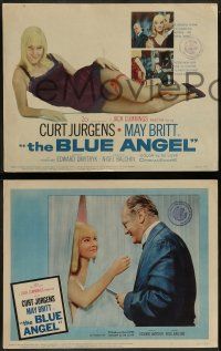 6c078 BLUE ANGEL 8 LCs '59 Curt Jurgens, great images of sexy dancer May Britt!