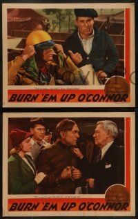 6c553 BURN 'EM UP O'CONNOR 7 LCs '39 Dennis O'Keefe in race car driving scenes & w/ Cecilia Parker!