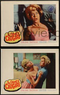 6c090 CABINET OF CALIGARI 8 LCs '62 written by Robert Bloch, terrified Glynis Johns!