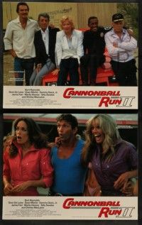 6c097 CANNONBALL RUN II 8 int'l LCs '84 Burt Reynolds, Dean Martin, DeLuise, Sammy Davis Jr!