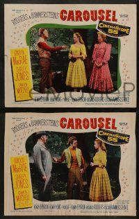 6c786 CAROUSEL 3 LCs '56 Gordon MacRae & Shirley Jones in Rodgers & Hammerstein musical!