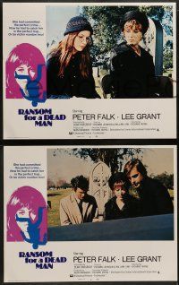 6c112 COLUMBO RANSOM FOR A DEAD MAN 8 int'l LCs '71 Peter Falk, Lee Grant, John Fink!