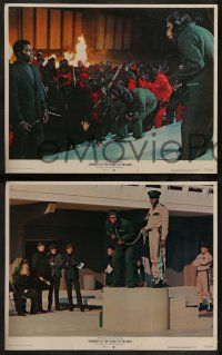 6c115 CONQUEST OF THE PLANET OF THE APES 8 LCs '72 Roddy McDowall, the revolt of the apes!