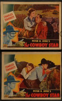 6c791 COWBOY STAR 3 LCs '36 Charles Starrett, Iris Meredith, Peter B. Kyne