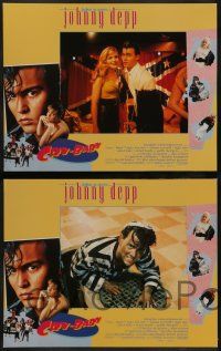 6c126 CRY-BABY 8 LCs '90 directed by John Waters, Johnny Depp, Traci Lords, Ricki Lake, Amy Locane!