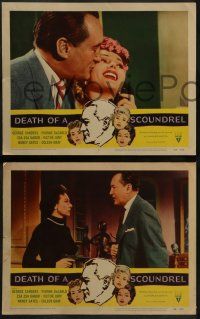 6c130 DEATH OF A SCOUNDREL 8 LCs '56 sexy Zsa Zsa Gabor, George Sanders, Yvonne De Carlo!